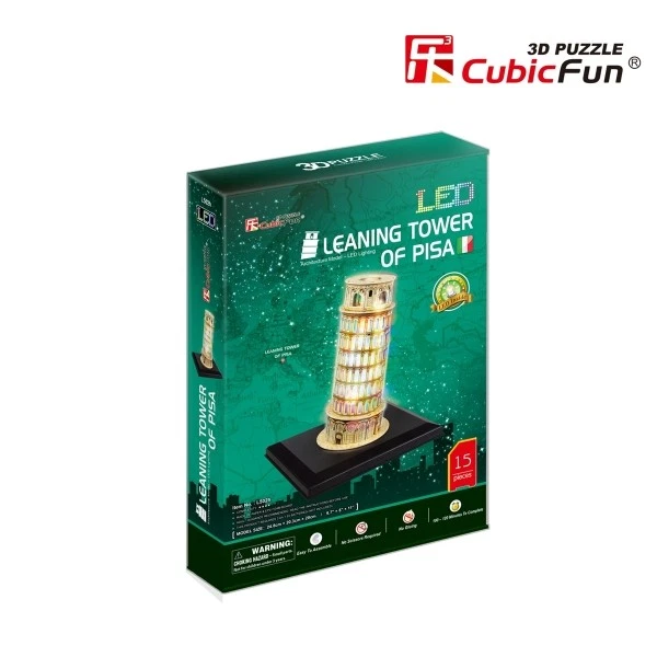 CubicFun 3D Puzzle - PISA TOWER ITALY - L502H - Image 4 of 4