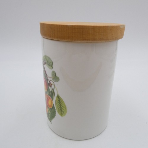 Portmeirion Pomona The Biggarreux Cherry Wood Lidded Storage Jar Canister 5 Inch - Picture 5 of 12