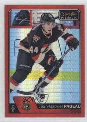 2016-17 O-Pee-Chee Platinum Red Prism 113/199 Jean-Gabriel Pageau #116 fr5