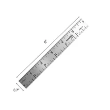 Aerospace Grade Aluminum Ruler - Assorted Sizes