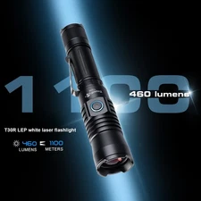 TrustFire T30R 1000M LEP Tactical Flashlight White Laser Military For Hunting