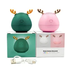 POGOLAB Bluetooth Amplifier Electric Amp Rechargeable Antler Bluetooth Speaker