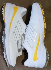 Adidas ZG23 Cloud White Silver Metallic Spark IF0329 Golf Shoes Men Size 11.5