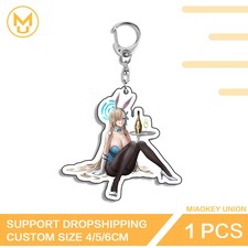 Blue Archive Servant Anime Double Sided Keyring Fashion Packbage Decorations
