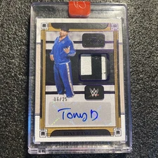 🔥 /25 WWE 2024 Panini Three Count Tony D'Angelo Purple Memorabilia Autograph 🔥
