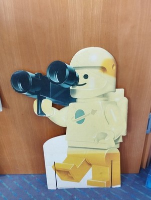 LEGO Classic Space Cardboard Store Display Sign Figure Standy Floor Aufsteller