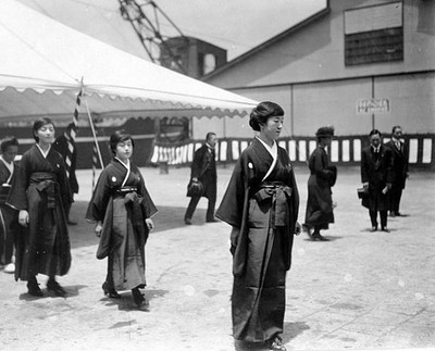 Princess Nagako Kuni fiancee Crown Prince Hirohito sisters Prin- Japan Old Photo