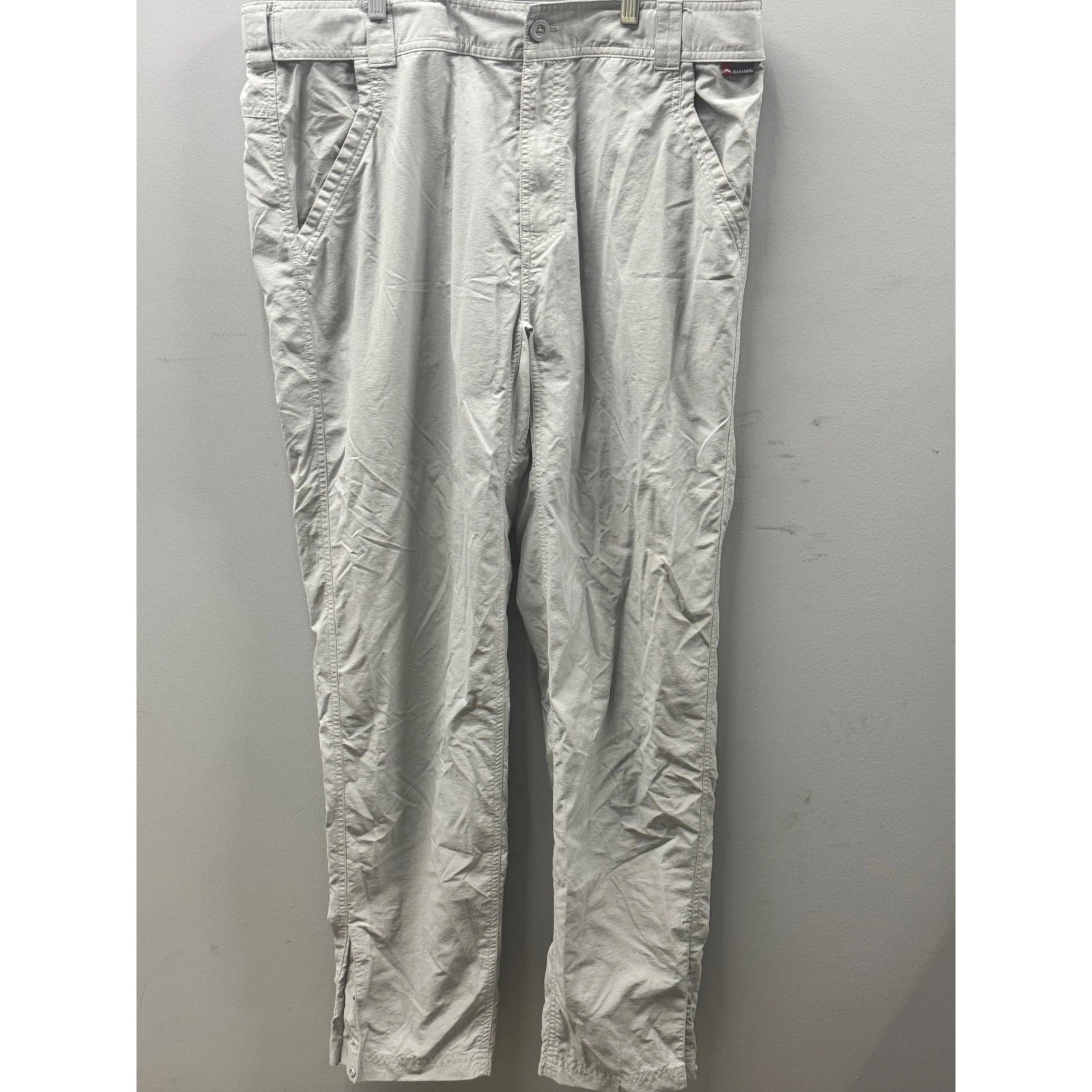 Simms Fishing Pants Mens L 40x30 Tan Quick Dry Technical Utility Lightweight
Opens in a new window o