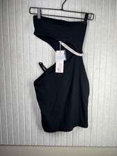 NWT Oh Polly black  Sonora Strappy Cut Out Bodycon Mini Dress Size 4