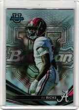 2022 Bowman's Best University Eli Ricks Refractor Card #55