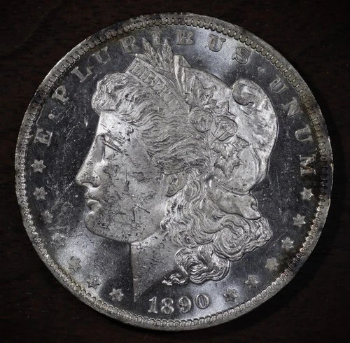 *1890 O $1* GEM BU MS++ DMPL STRONG LUSTROUS FROSTY FIELDS Morgan Dollar $1 #257
