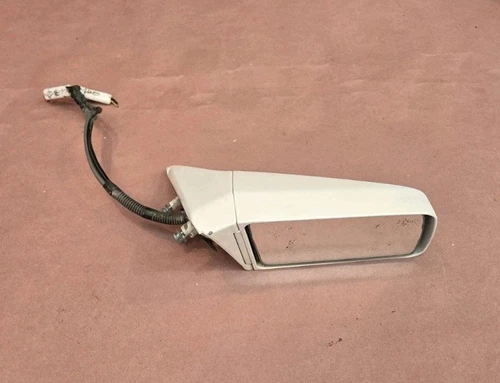 84-1989 NISSAN 300ZX Z31 RIGHT DOOR SIDE EXTERIOR POWER HEATED MIRROR WHITE OEM