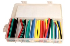 Electrical Heat Shrink Wire Wrap Tubing 46 Pieces 2:1 6 Color #3502 
