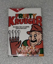 Fruity Krueger Freddy Krueger Refrigerator Magnet 2" by 3" fridge cereal locker