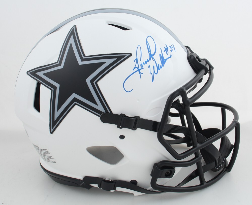 Herschel Walker Autographed Signed Dallas Cowboys Authentic Lunar F/S Helmet (Beckett) 