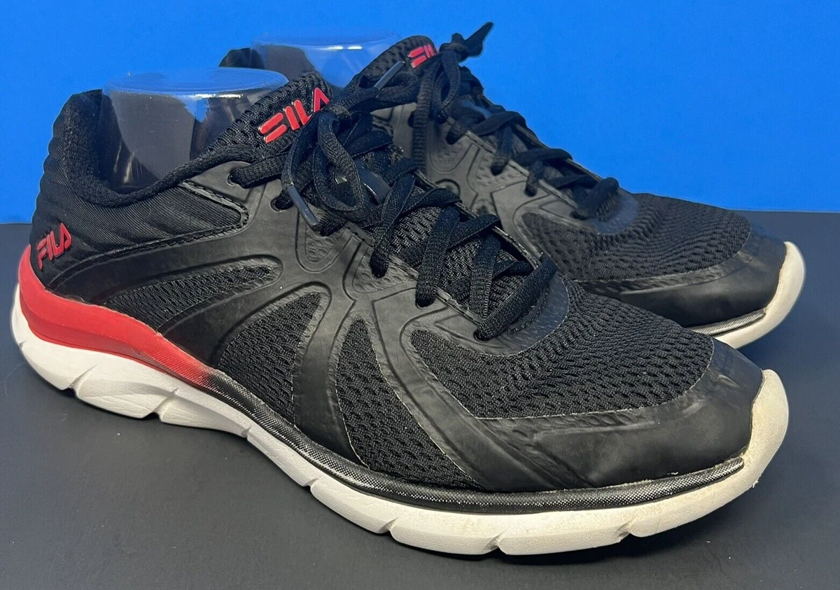 Fila Memory Fraction 3 1RM00548-014 Black Running Shoes Sneakers Men's Size  9.5 | eBay