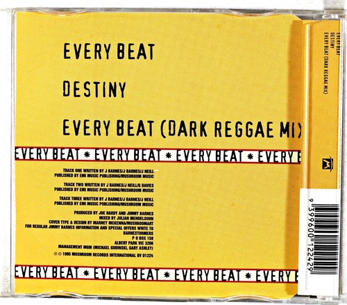 Jimmy Barnes – Every Beat Preowned CD Single - Picture 2 of 3