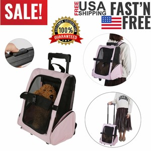 dog rolling backpack