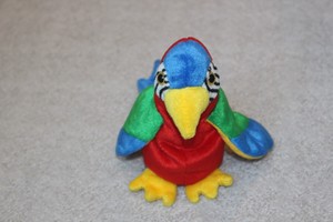 red bird beanie baby