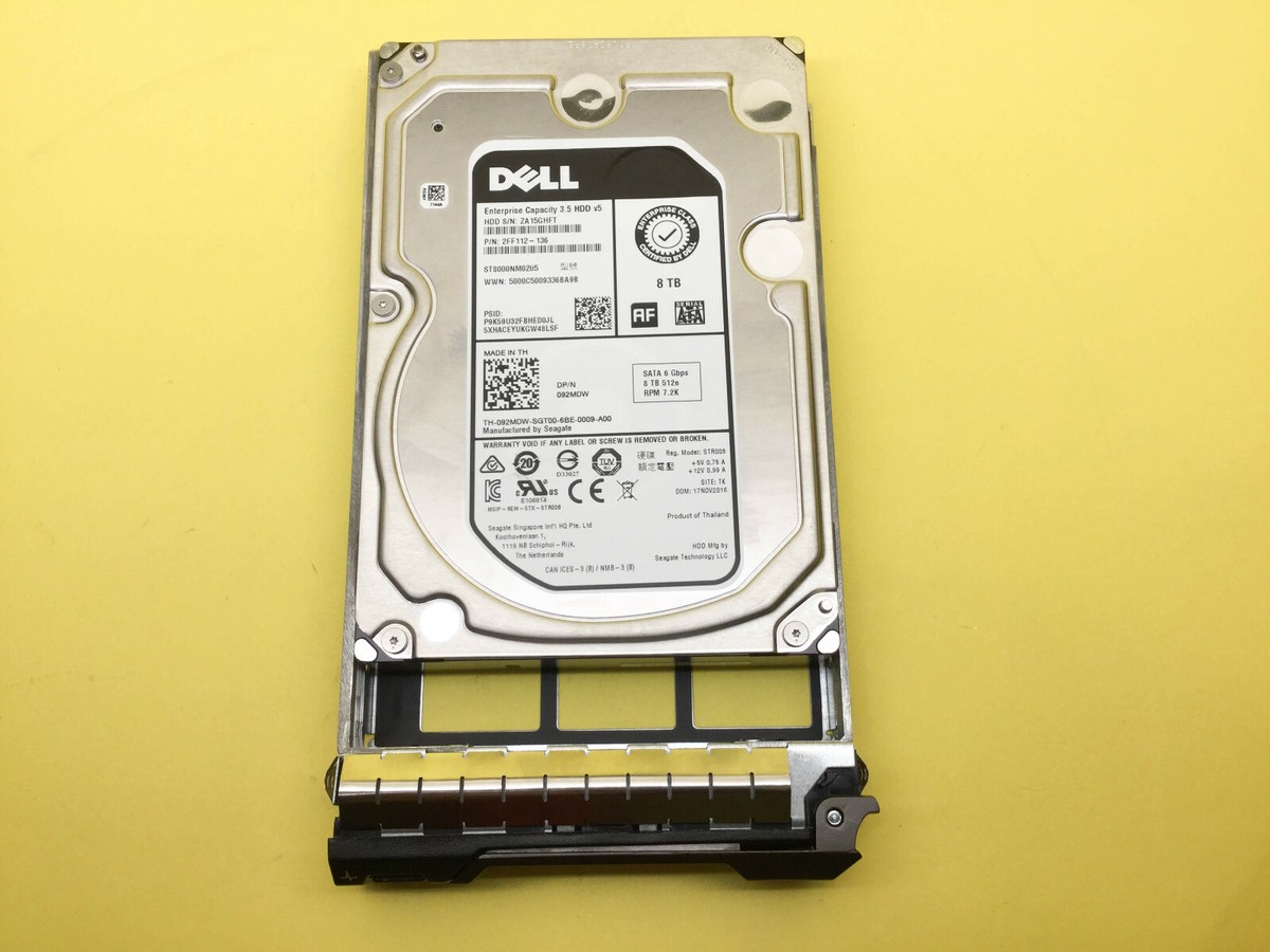 Dell Inspiron 5567,15インチ,8GB,1TB HDD,DVD 92MDW Dell 8TB 7.2K RPM SATA 6Gbps 3.5