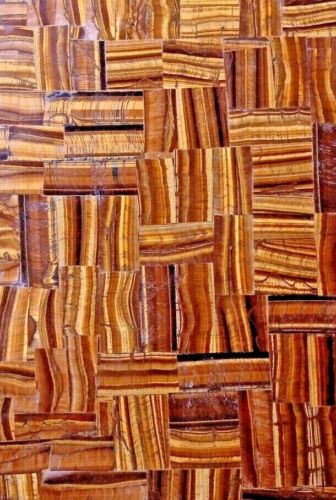 Yellow Tiger Eye Coffee Table, Tiger Eye Centre Table, Dining Table, Home Decor. - Picture 5 of 8