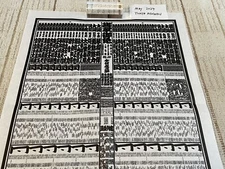 Sumo Banzuke-hyo ranking table Tokyo Ryogoku place May 2024 From Japan !