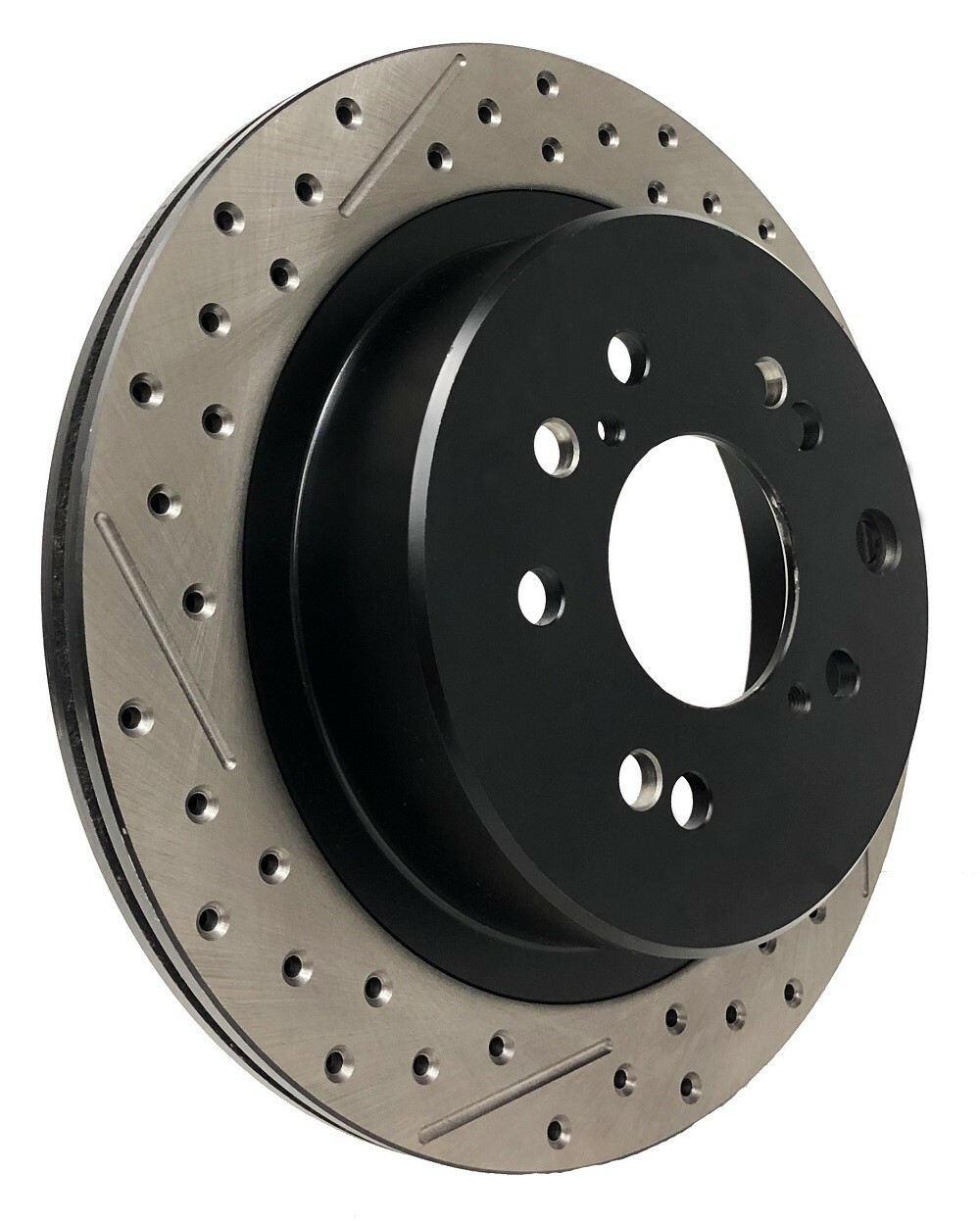 F&R BRAKENETIC Premium Drill Slot Brake Rotor 30mm Z32 300ZX Conversion ...