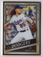 Dustin May 2020 Topps Transcendent Icons Base Metal Framed Card #25 8/95 Rookie