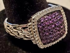 Amethyst Sterling Silver 925 Ladies Size 7 Ring Brand New Never Worn
