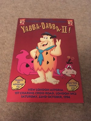 Pedigree Chums Presents Yabba Dabba II @ London Astoria 1994 Rave Flyer Flyers 