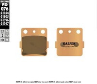 BremsbeläGe Galfer FD076G1397 Sinter-Metall Quads Vorne 7,8Mm FüR Honda CR R ATC