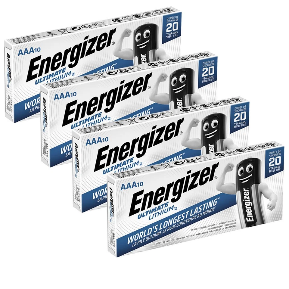 40 x Energizer Ultimate Lithium AAA Micro Batterien LR03 AM4 - Bild 1 von 1