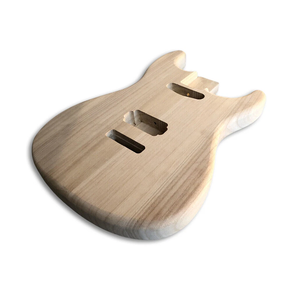Unfinished Guitar Body Style SH Paulownia Wood DIY Electric Guitar