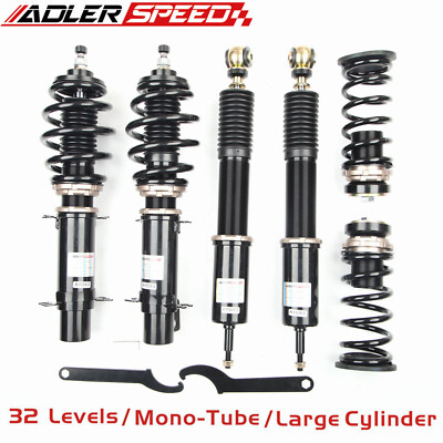 4pc 32 Click Adjustable Coilovers Struts Springs Kit for VW Golf Jetta MK4 99-04