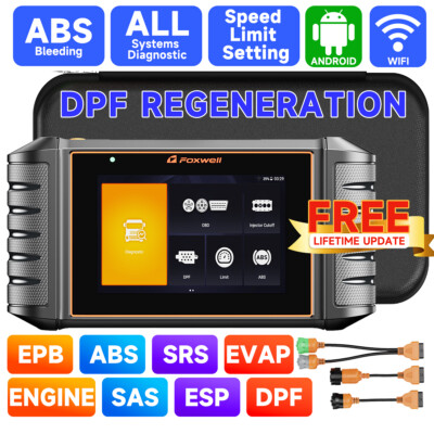 FOXWELL HD500 Heavy Duty Truck Scanner with DPF Regen Limit Setting Diagnostic
