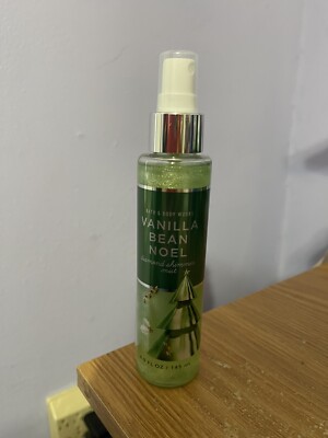 NEW BATH AND BODY WORKS VANILLA BEAN NOEL DIAMOND SHIMMER FRAGRANCE MIST 4.9OZ 