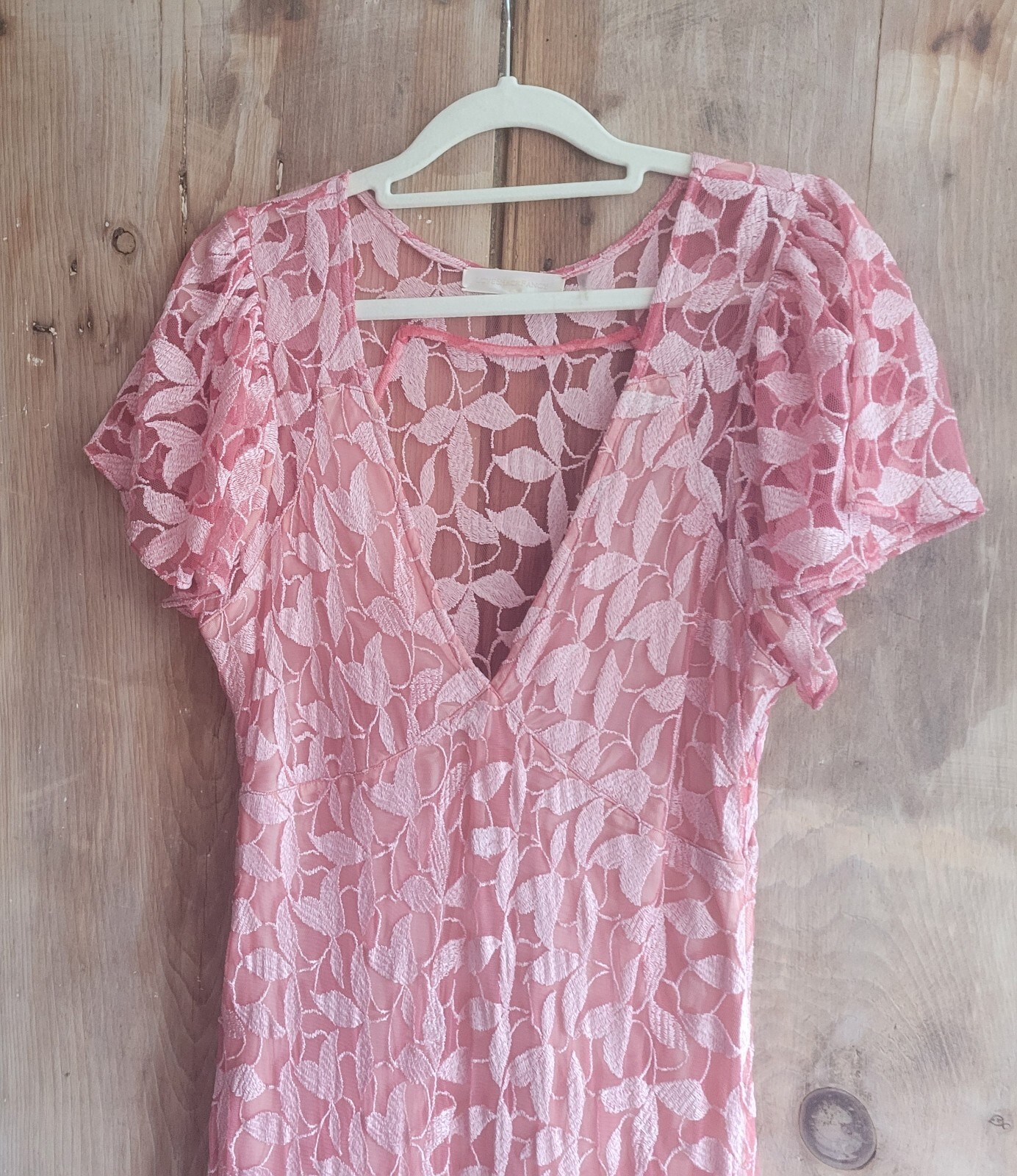 Free People Love Shack Fancy Dress, Pink, Size UK 10 US 6 eBay