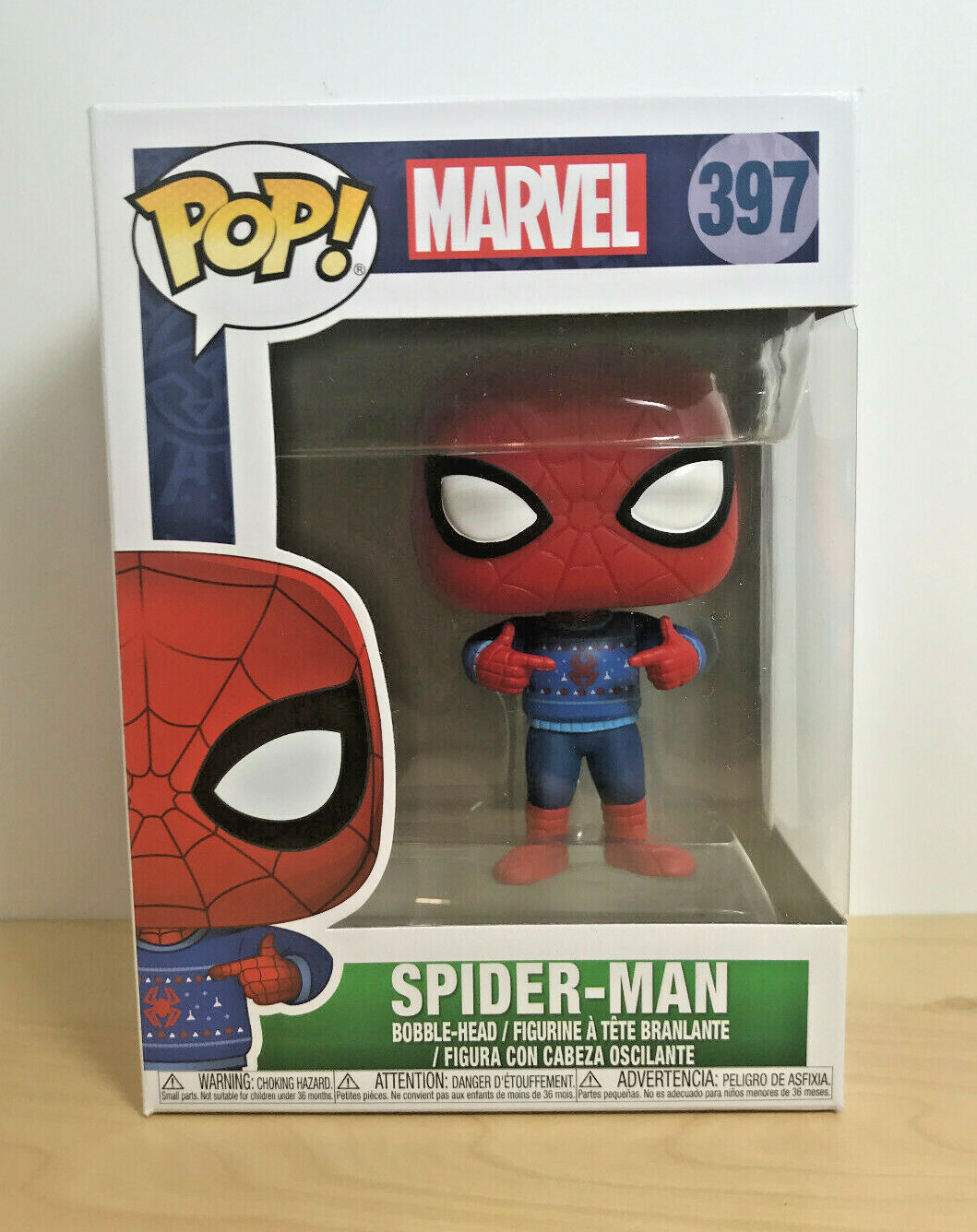 spider man ugly christmas sweater pop