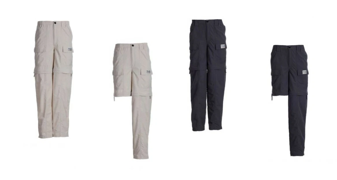 Bimini Bay Mens Grand Cayman Zip-Off Nylon Pant w BLOODGUARD