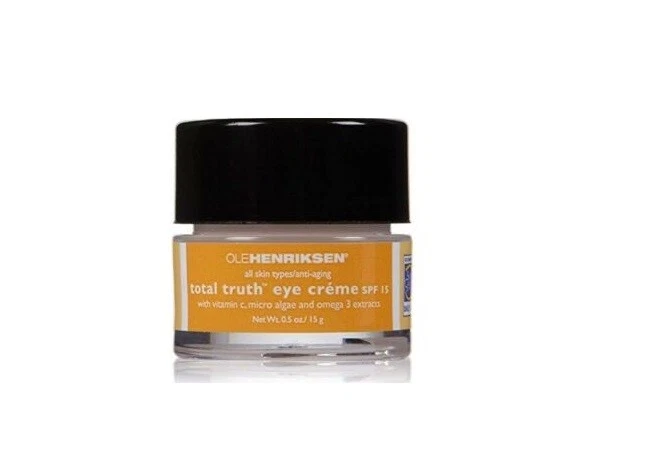 Ole Henriksen Total Truth™ Eye Crème SPF 15 0.5 oz New no box