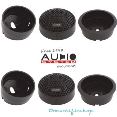 Audio System HS-24 EVO 25mm Gewebe-Neodym-Hochtöner Auto Tweeter HS24