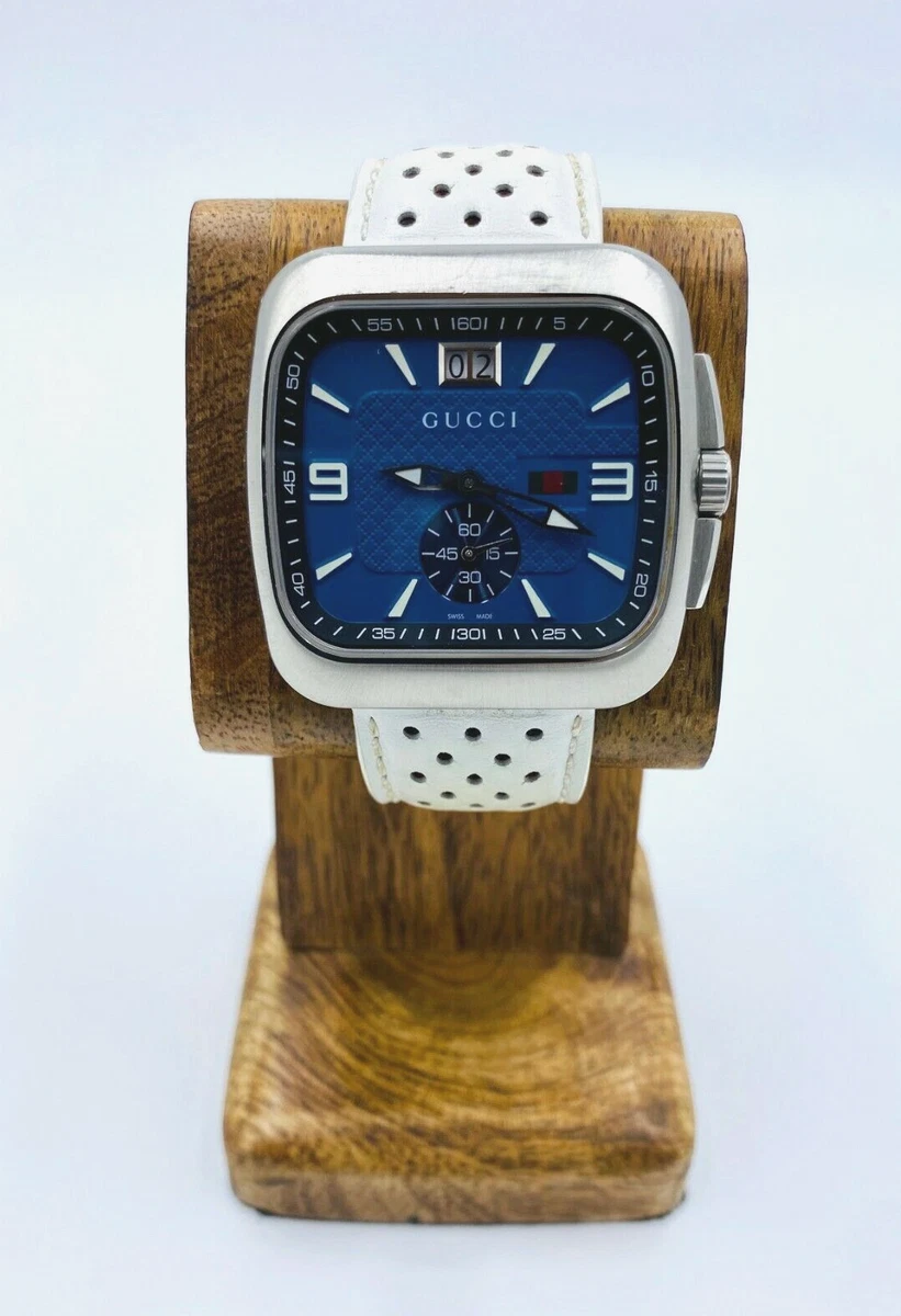 Gucci blue shop dial watch