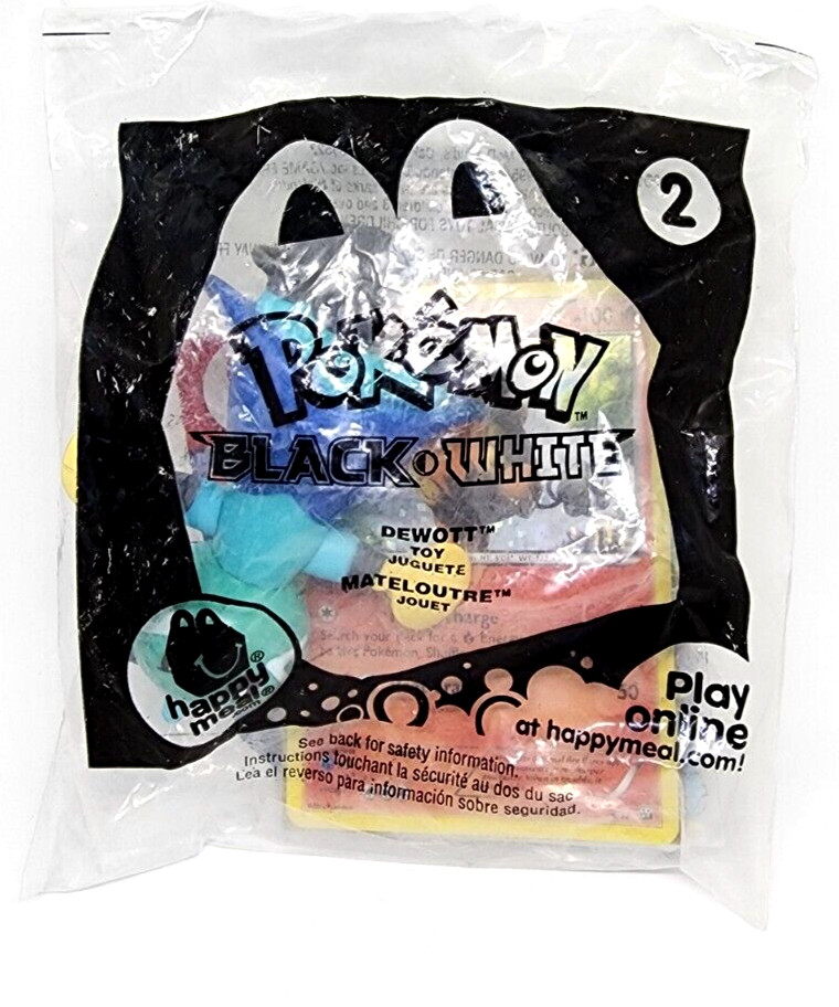 NIP - McDonalds 2012 Happy Meal Toy: 2012 Nintendo Pokemon Black White Dewott #2