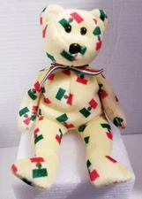 TY Beanie Baby - PINATA the Bear Mexican Flag 8.5"