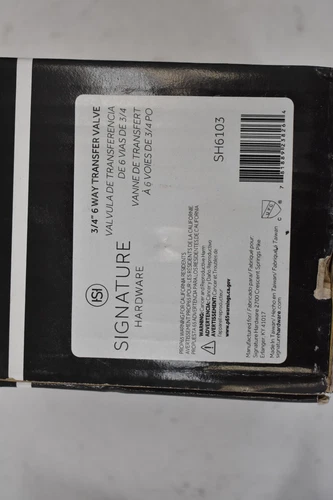 Signature Hardware 6 Way Transfer Valve Brass NPT Rough In 3/4" SH6103 - Picture 3 of 6