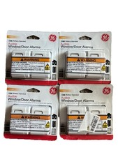 GE Indoor Audible Window  Door Alarms 8 Total Sensors 4 Packs of 2 New Sealed