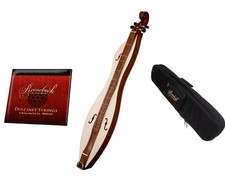 Roosebeck Mountain Dulcimer 4-String Cutaway  Gig Bag  Extra Strings Set