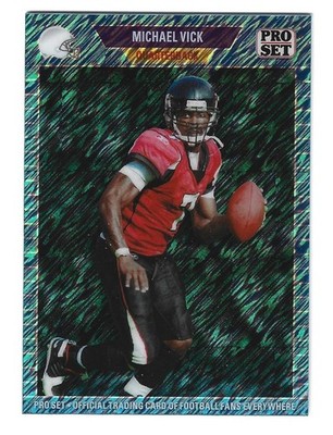2024 Leaf Collective Michael Vick Base 89B-201 Light Blue Shimmer 4/20