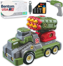 11Inches Large Take Apart Army Toys for Boys Girls Kids 3-5 6-8 Year Old Missile
