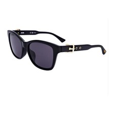 Stylish Moschino Black Sunglasses with Buckle Detail